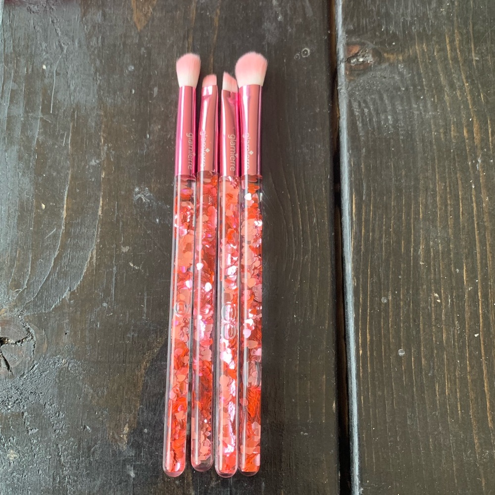 Glamierre Pink Luxe Glitter Eye Brush Collection